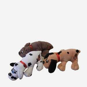 VTG Tonka Pound Puppies Newborns Plush Puppy Lot of 3 1986